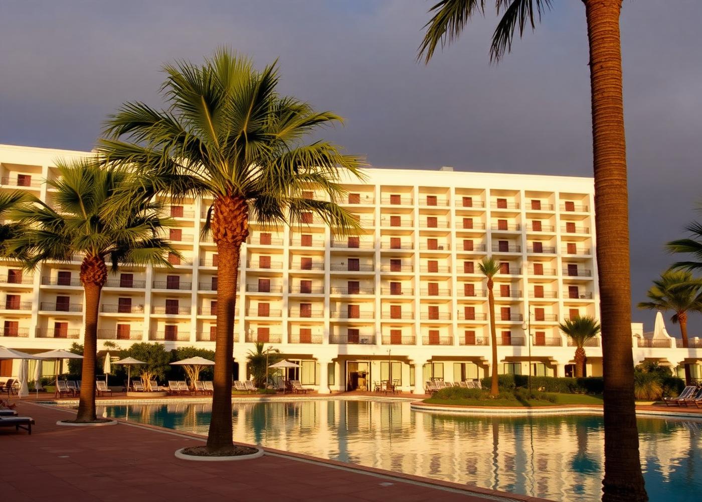 Resort property grounds
